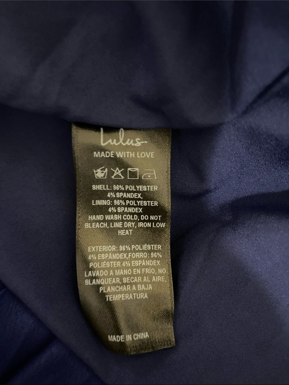 Lulus Elkay Navy Blue Pleated Satin Drop Waist Maxi Dress Size M NWT - Picture 15 of 16